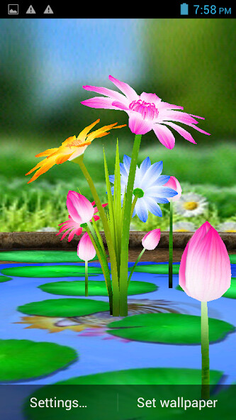 Play APK 3D Flowers Touch Wallpaper  and enjoy 3D Flowers Touch Wallpaper with UptoPlay bestfreelivewallpapers.flowers_3d_live_wallpaper