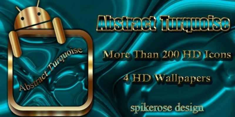 Play Abstract Turquoise GOLauncher EX Theme 