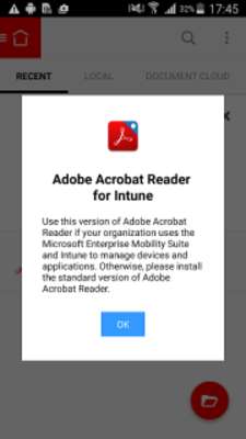 Play Acrobat Reader for Intune 