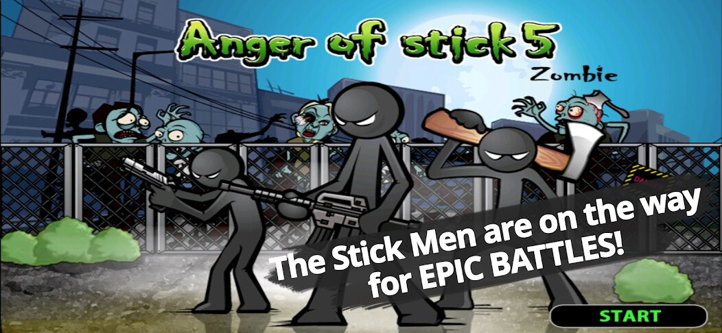 Play Anger of stick 5 : zombie 