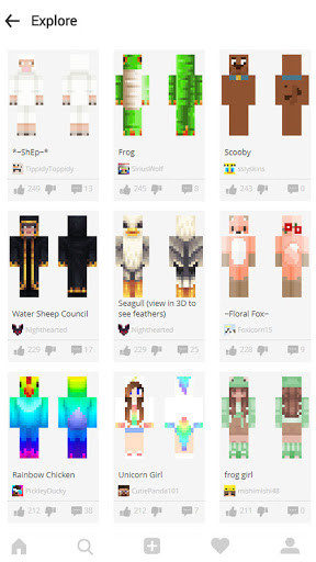 Play Animal Skins for Minecraft 