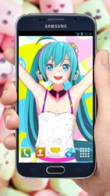 Play Anime Live Wallpaper of Hatsune Miku Dance 