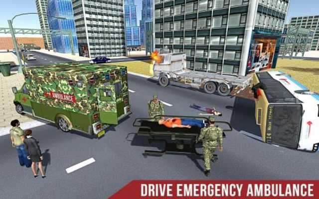 Play Army Ambulance Rescue Simulator 