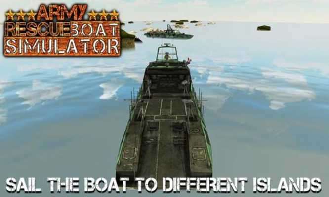 Play Army Rescue Boat Simulator 3D 