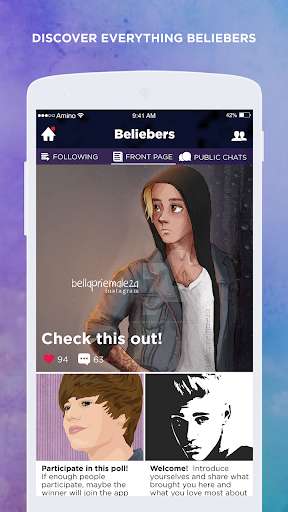 Play APK Beliebers Amino for Bieber  and enjoy Beliebers Amino for Bieber with UptoPlay com.narvii.amino.x173354989