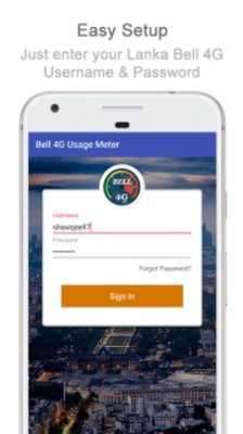 Play Bell 4G Usage Meter - Sri Lanka 