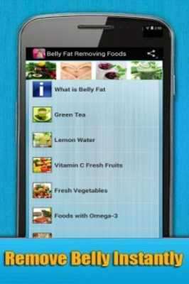 Play Belly Fat Removing Foods 