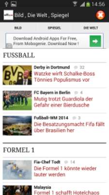 Play Bild Sport, Spiegel 