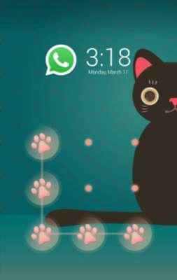 Play Black Cat. AppLock Theme 