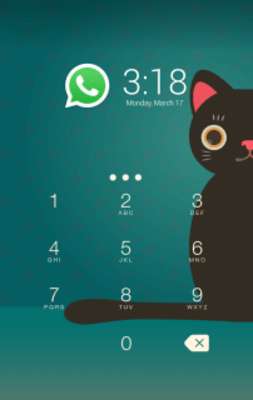 Play Black Cat. AppLock Theme 