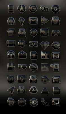 Play Black Cobra HD Icon Pack 