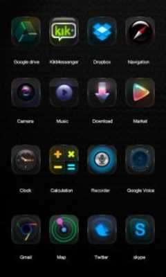 Play Black Elf GO Launcher Theme 