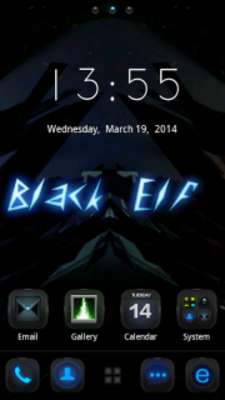 Play Black Elf GO Launcher Theme 