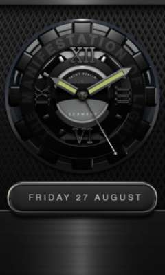 Play Black Titan HD Clock Widget 