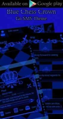 Play Blue Crown Keyboard theme 