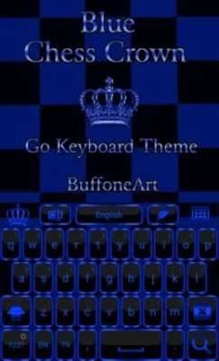 Play Blue Crown Keyboard theme 