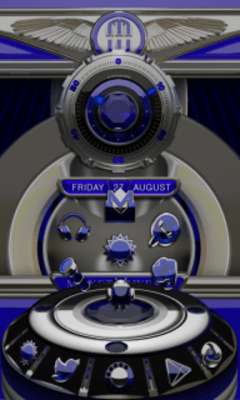 Play Blue Diamond. Next Launcher Theme 