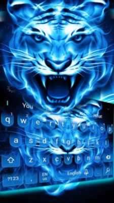 Play Blue Flame Tiger Keyboard 