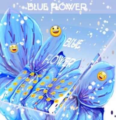 Play Blue Flower Keyboard 