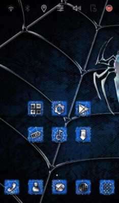 Play Blue Spider Launcher theme 