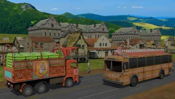 Play British Cargo Truck Driver - Asian Tour 