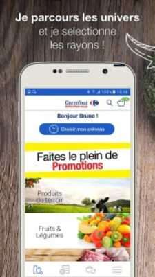 Play Carrefour Livré chez vous : livraison de courses 