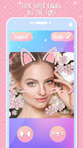 Play APK Cat Face Camera - Filters for Selfies  and enjoy Cat Face Camera - Filters for Selfies with UptoPlay com.CatFaceSelfieCameraSnapFilters