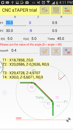 Play APK CNC sTaper FREE  and enjoy CNC sTaper FREE with UptoPlay com.naver.blog.lathegeo.single_taper_trial