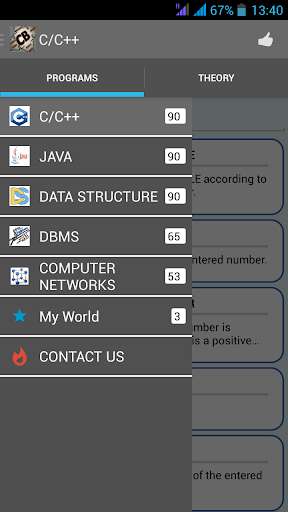 Play APK Codebook C,C++,Java,DBMS,DS,CN  and enjoy Codebook C,C++,Java,DBMS,DS,CN with UptoPlay com.codebook