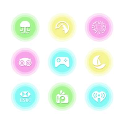 Play Colorful Bubble Icon Pack 