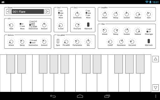 Play APK Common Analog Synthesizer  and enjoy Common Analog Synthesizer with UptoPlay org.oxxxide.vasynth