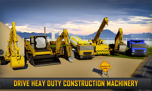 Play Construction Crane Hill Driver: Cement Truck Games 