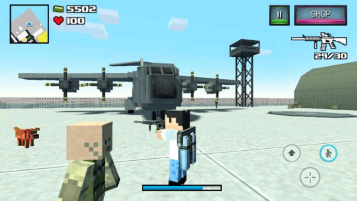 Play Craft Gun Survival Cube Shooter 3D 