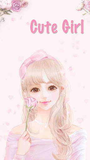 Play APK Cute Pink Girl Theme Rose Gold  and enjoy Cute Pink Girl Theme Rose Gold with UptoPlay com.launcher.theme.t205615445