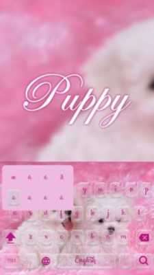 Play Cute Typewriter Puppy Theme 