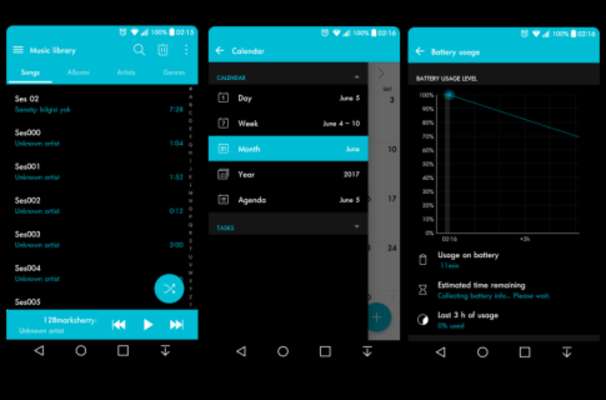 Play Cyan Darkness Theme LG G6 G5 G4 - V30 V20 V10 