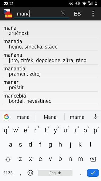 Play APK Czech - Spanish offline dict.  and enjoy Czech - Spanish offline dict. with UptoPlay com.dic_o.dico_cze_spa