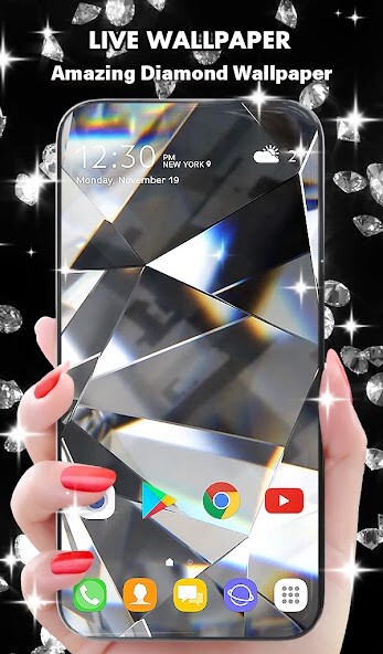 Play Diamond Live Wallpaper HD 