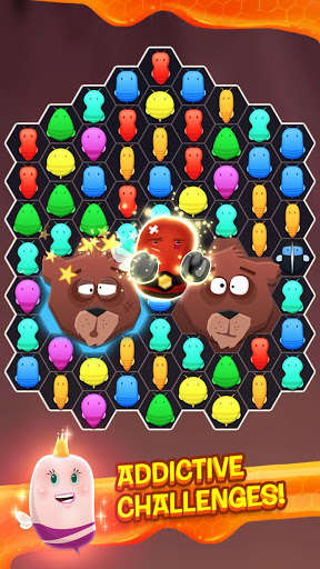 Disco Bees - New Match 3 Game online game with UptoPlay