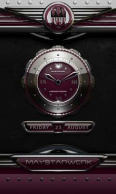 Play Dragon Clock Widget bordeaux 