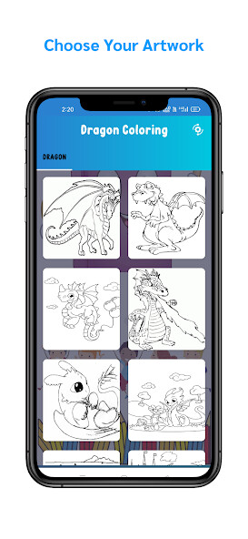 Play Dragon Coloring Book 