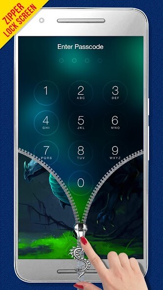 Play Dragon Zipper Lock Screen 