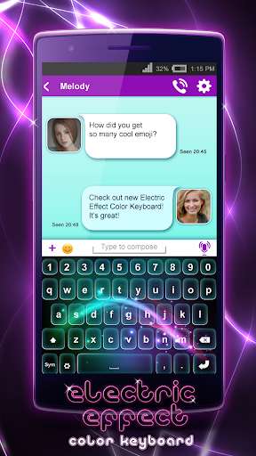 Play APK Electric Effect Color Keyboard  and enjoy Electric Effect Color Keyboard with UptoPlay com.Electric.Effect.Color.Keyboard.Dr