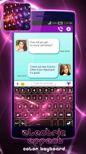 Play APK Electric Effect Color Keyboard  and enjoy Electric Effect Color Keyboard with UptoPlay com.Electric.Effect.Color.Keyboard.Dr