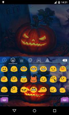 Play Emoji Keyboard： Pumpkin 