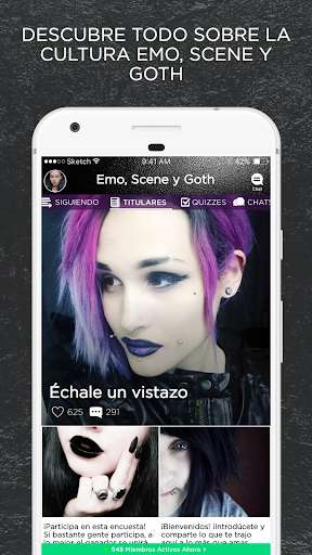 Play APK Emo, Scene y Goth Amino  and enjoy Emo, Scene y Goth Amino with UptoPlay com.narvii.amino.x103382617