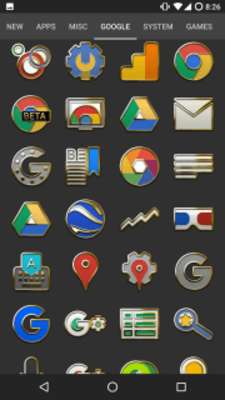 Play ENAMEL - Icon Pack 