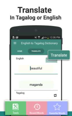 Play English to Tagalog Dictionary offline & Translator 