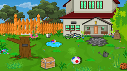 Play Escape Games-Backyard House 