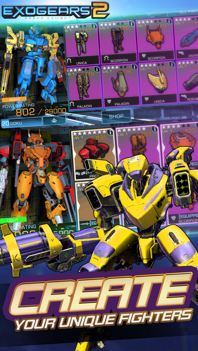Play ExoGears2: Robots Combat Arena 
